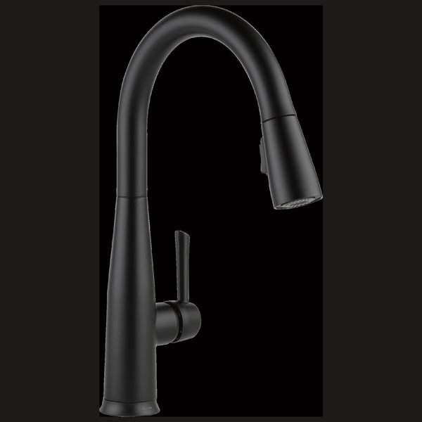 Delta Essa Single Handle Pull-Down Kitchen Faucet with Touch2O Technology 9113T-BL-DST